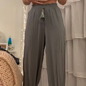 Hippie flowy joggers